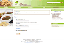 Tablet Screenshot of pku.allergimat.no